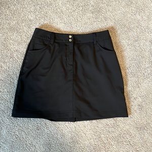 Slazenger black athletic golf skirt size 2